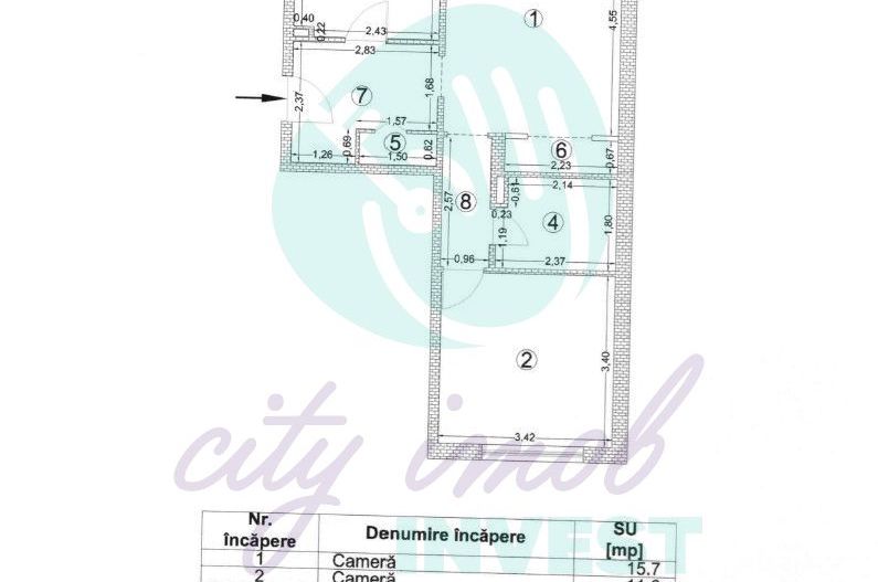 APARTAMENT MODERN 2 CAMERE- RENOVAT COMPLET-ROND ALBA IULIA-DECEBAL - Poză 6
