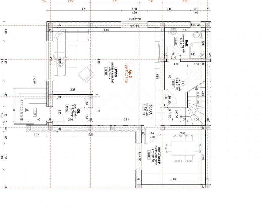 Qvadruplex – Cartierul Arhitecților , 110 mp utili , Curte 60 mp - Poză 15