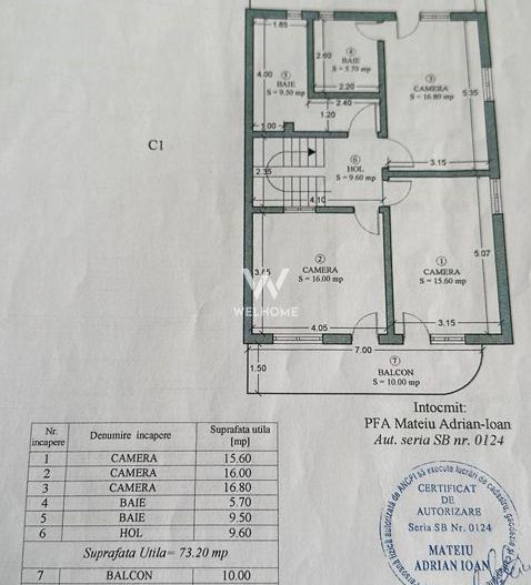 Casa cu Pivniță și mansardă 210 mp utili-Selimbar, Sibiu - Schiță 12