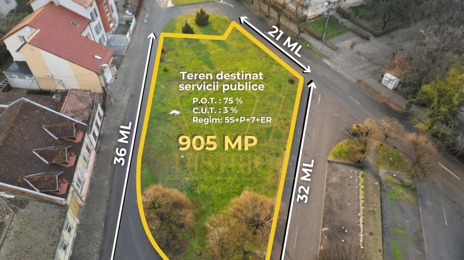 Teren cu vizibilitate excepțională, 3 fronturi stradale | Zona Lunei - Poză 1