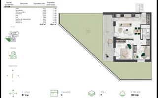 COM 0% Apartament nou cu 3 camere si gradina | Denya Forest - Poză 11