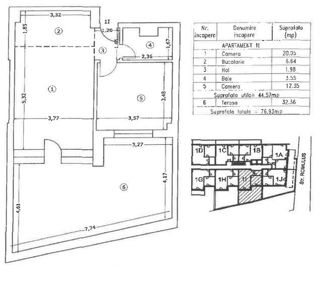 Apartament superb 2 camere, terasă genesoasă, Bloc Nou, Universitate - Poză 13