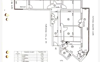 Apartament spatios pentru inchiriere in zona Blvd. Mihalache - Schiță 13