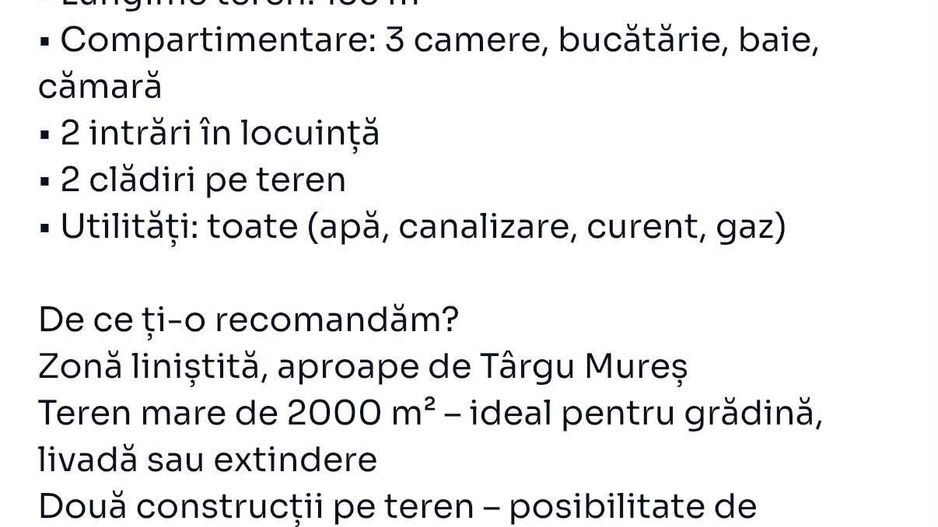 Casa 3 camere, 1 baie,2.000 mp teren,Comision ZERO - Poză 5