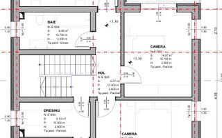 Casă individuală P+E de vânzare – arhitectură modernă – teren generos - Schiță 3