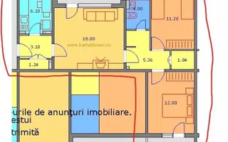 3 Camere-63MP | Reabilitat | Credit | 2 Balcoane | Metrou Lujer - 1min - Schiță 15