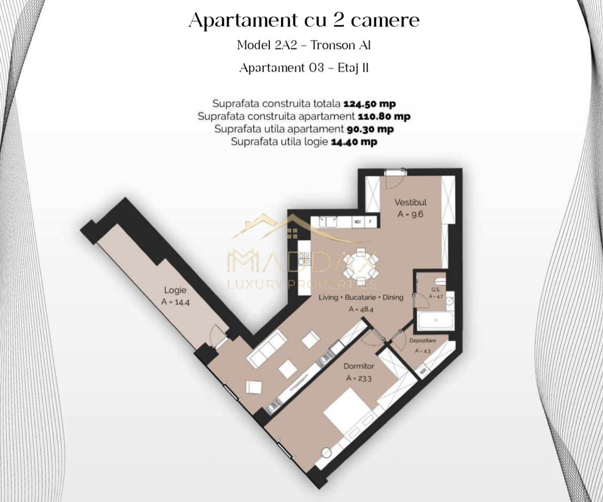 Proiect rezidențial // Apartamente 1-5 camere // Finalizare 2026 - Poză 44