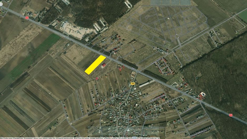 TARTASESTI - 8.478 mp. teren intravilan cu deschidere de 33 m. la DN7 - Poză 3