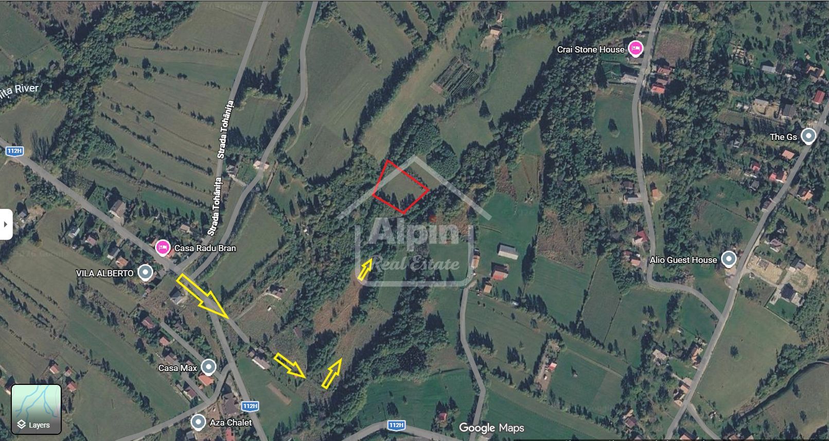 Teren de vânzare în Bran, judet Brasov - Poză 3