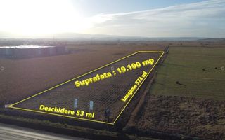 Teren industrial/ comercial I 19.100 mp I Front 53ml I DN14 - Poză 1