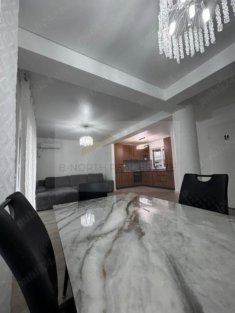 Vilă 4 camere de închiriat, 3 dormitoare cu băi proprii, complex rezidențial înc - Poză 1