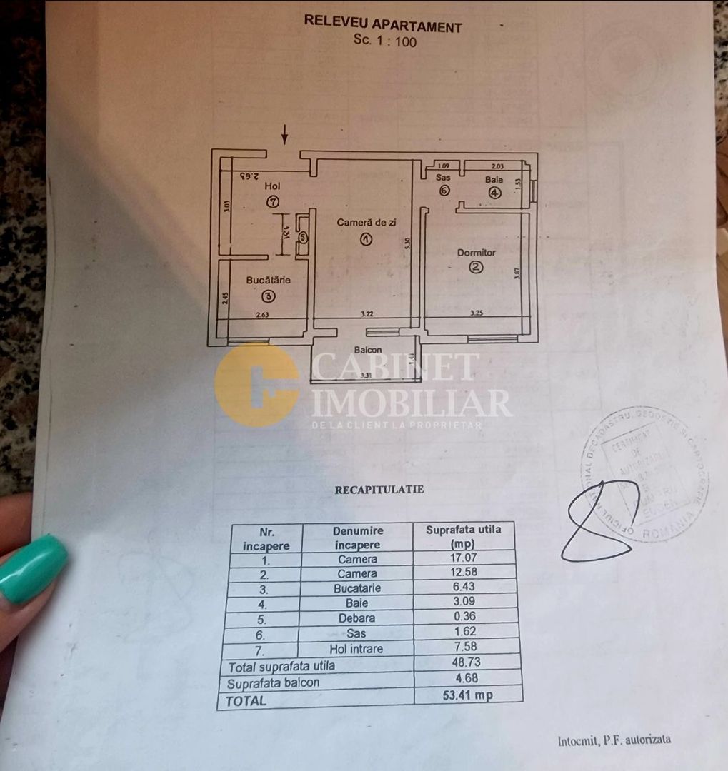 Apartament de vânzare – Bd. Independenței | Ideal pentru investiție - Schiță 20