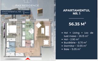 Complex Ray Residence - 2 Camere - Poză 3