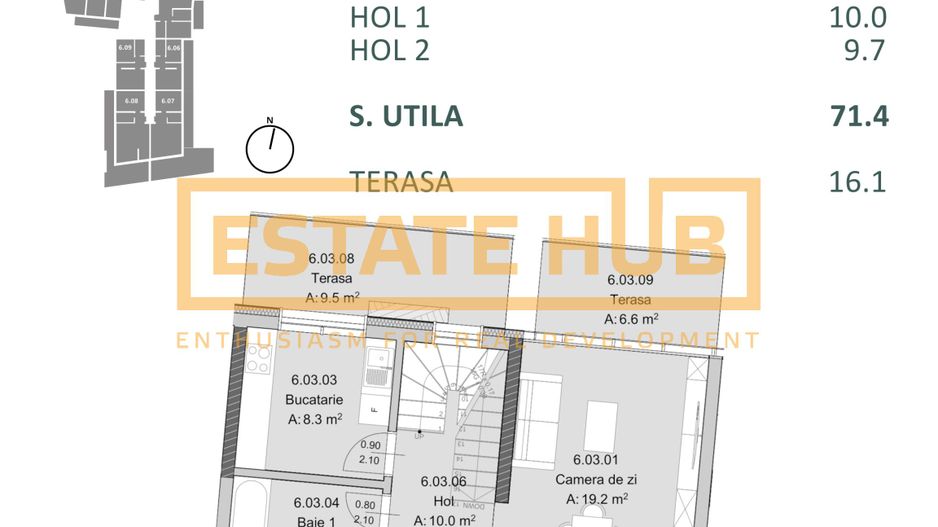 Apartament nou 2 camere cu supanta langa The Office | Comision 0% - Poză 2