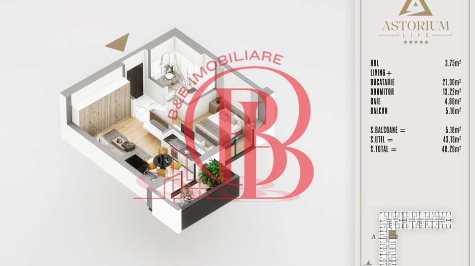 2 camere FINALIZAT  proiect premium Titan Pallady - Schiță 6