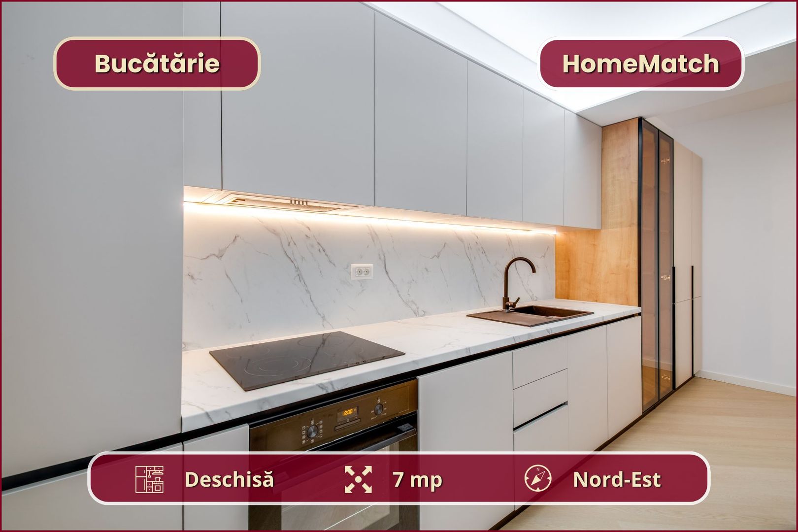 Cortina North || 2 camere || Finisaje de lux || Parcare || Comision 0% - Poză 5