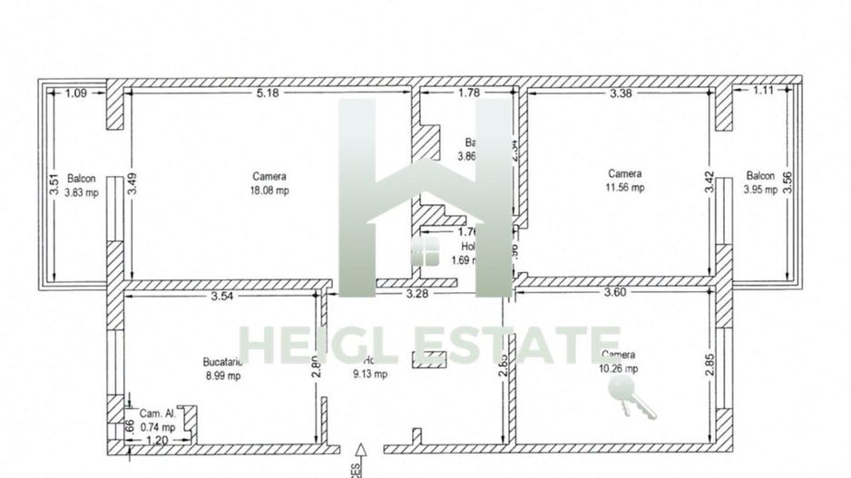 Apartament cu 3 camere in zona Soarelui - Poză 6