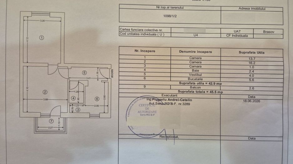 Zona Fartec, apartament mobilat si utilat, vedere pe două părți - Poză 7