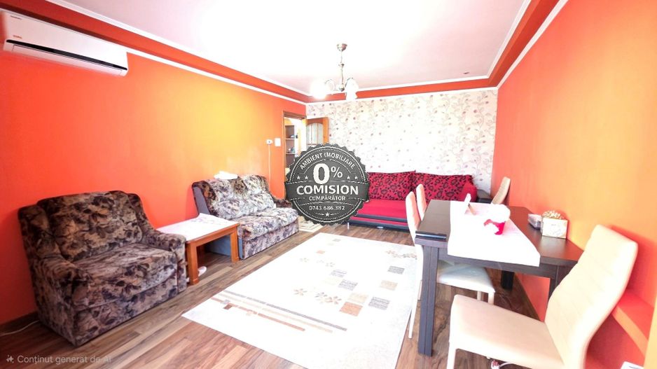 Apartament cu 3 camere, etaj 4, mobilat, VASLUI zona CENTRU - BIG; - Poză 4