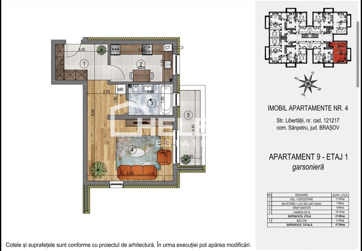 COMISION 0% / 2 Camere / Credit / Sânpetru - Poză 10