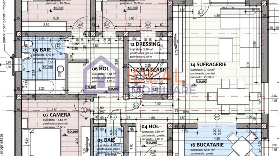 Casa pe un singur Nivel cu 450 mp de teren, in Selimbar - Schiță 15