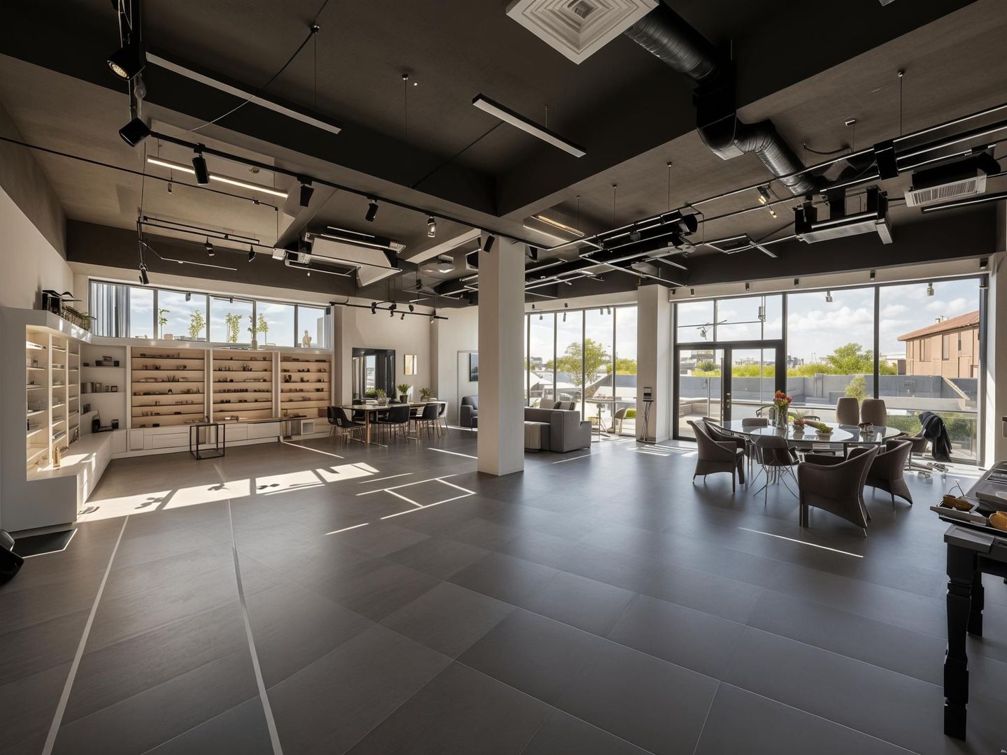 Spatiu comercial 150 mp Pipera A3 Lemon Racovita front stradal 15 m - Poză 3