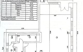 DE ÎNCHIRIAT – SPAȚIU COMERCIAL - 114 mp, ZONA CRUCEA GĂRII – VASLUI - Poză 7