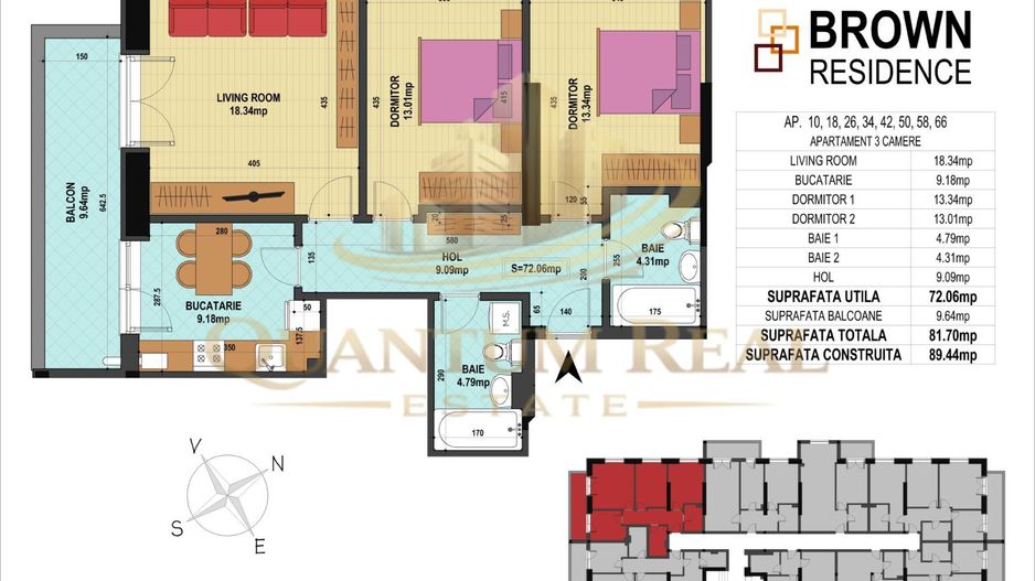 Apartament nou 3 camere- Drumul Binelui | Comision Zero - Poză 2
