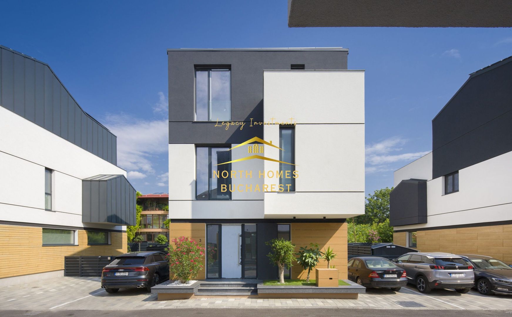 Vila in complex nou, 4 camere, 3 bai, 3 terase, 2 locuri parcare - Poză 1