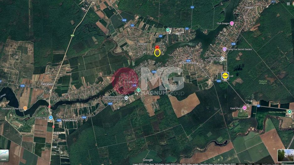 Teren de Vanzare- Snagov -deschidere lac- Izvorani - Poză 3