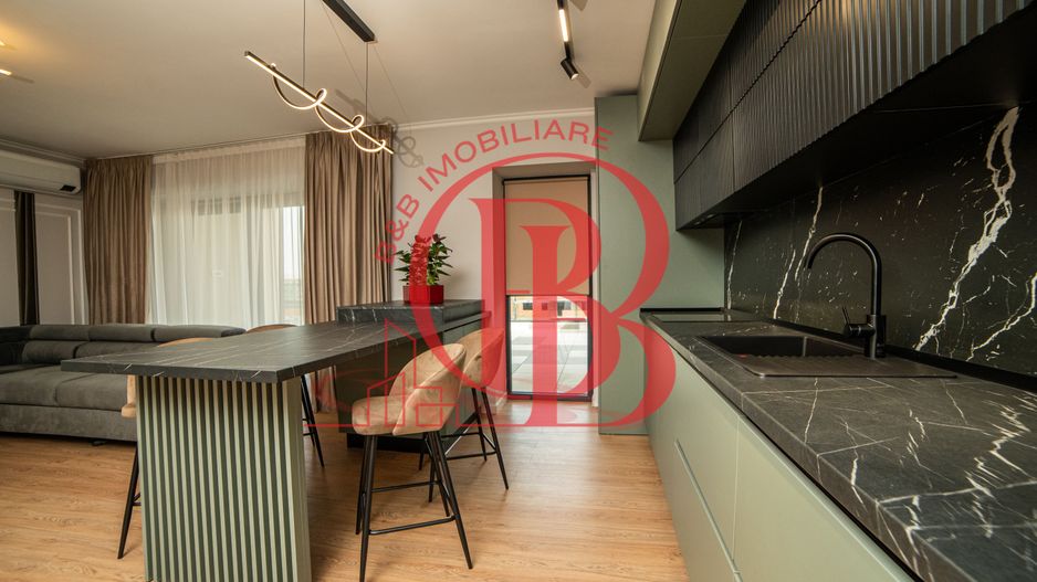 Penthouse 2 camere mobilat utilat panouri solare pompa caldura - Poză 8