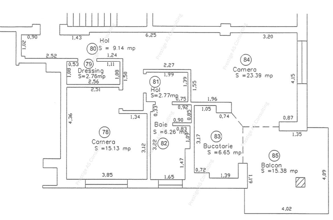 Apartament 2 Camere+15mp Terasa | Etaj 1 | The Ring-Torontalului - Schiță 19