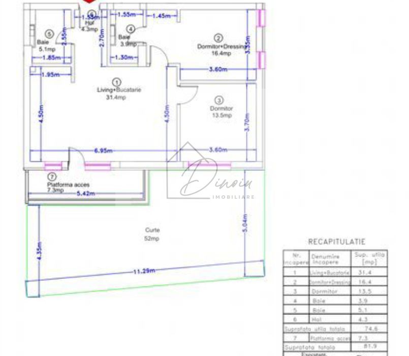 3 camere PIPERA - Mtm Pipera Lake I Gradina 52 mp I COMISION 0% - Poză 2