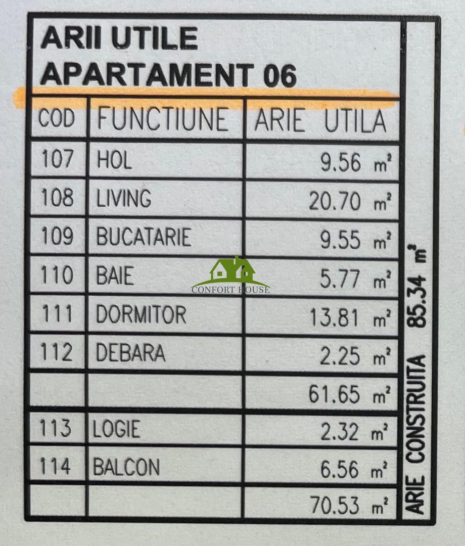 Apartament 2 camere, bloc nou, P+3, Ap.06, Et. 1, Bl.2 - CP2440181 - Poză 7