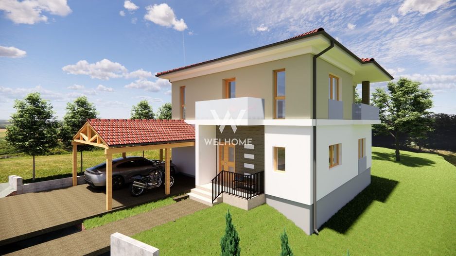 Casa intabulata, teren 700mp Tocile Sibiu - Poză 13