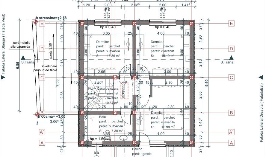De vanzare casa in constructie  4 camere P+1E, Cristian Sibiu - Poză 4