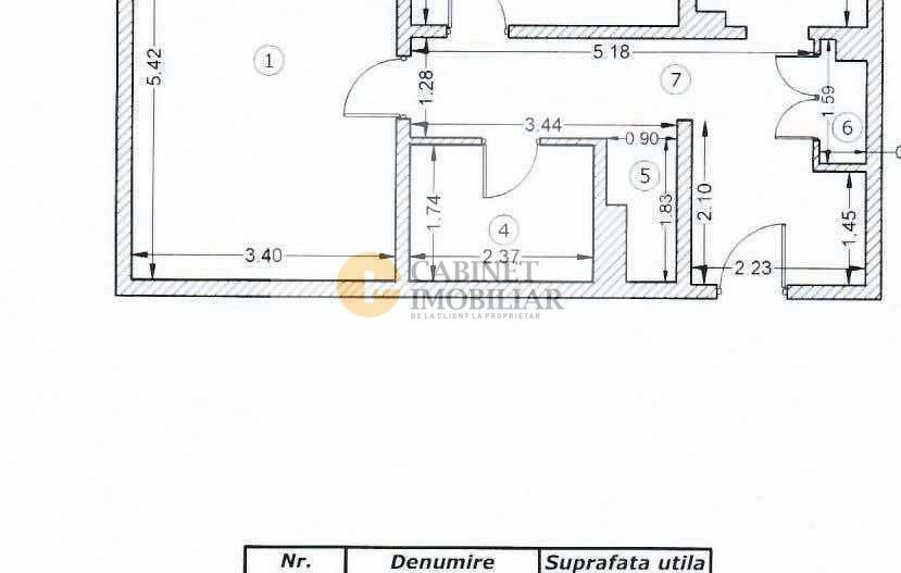 2 Camere - 58MP | Decomandat | 1981 | Metrou Lujerului la 2 minute - Schiță 20