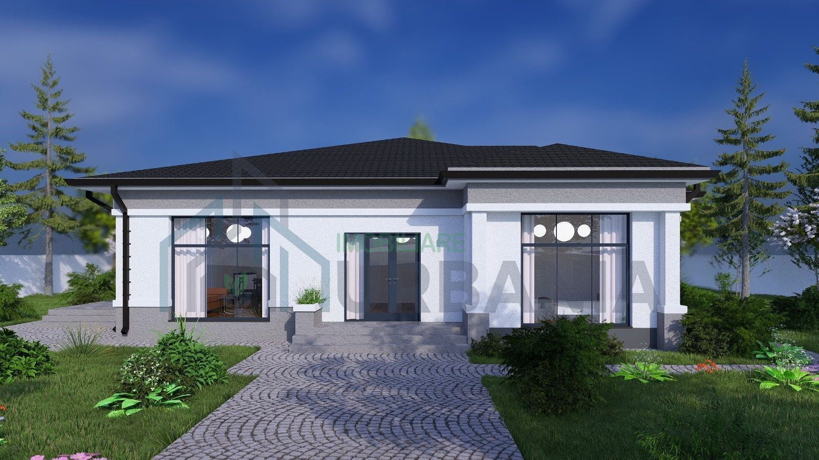 Casă de vânzare în Tomesti, 3 camere, 107 mp utili, teren 500 mp, 180.000 euro - Poză 1