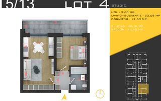 2 camere lansare proiect Titan Pallady  Metrou Nicolae Teclu - Schiță 11