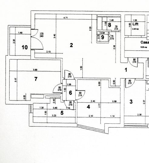 3 camere || Aviatorilor - Arcul de Triumf - Schiță 20