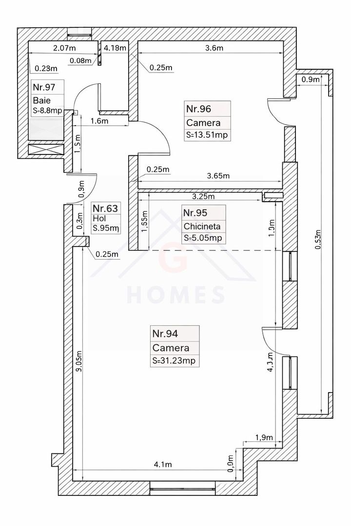Apartament la casa, curte privata, Ferventia- padure. COMISION ZERO! - Poză 7