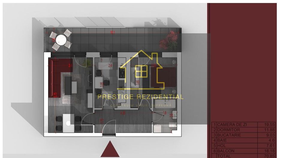 Apartament 2 camere finalizat,Stradal,Liviu Rebeanu/1 Decembrie,Metrou - Poză 2