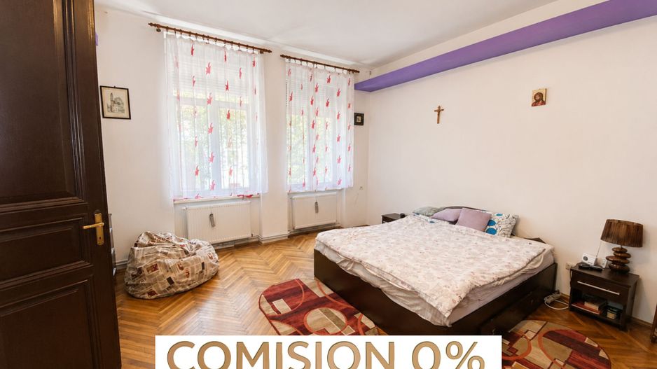 COMISION 0, Apartament 120mp, Parter Inalt, Imobil Istoric, Elisabetin - Poză 1