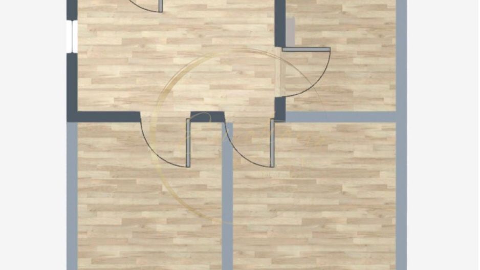 Apartament 2 camere decomandat | 33 mp | Circumvalațiunii - Gheorghe Lazăr - Schiță 7