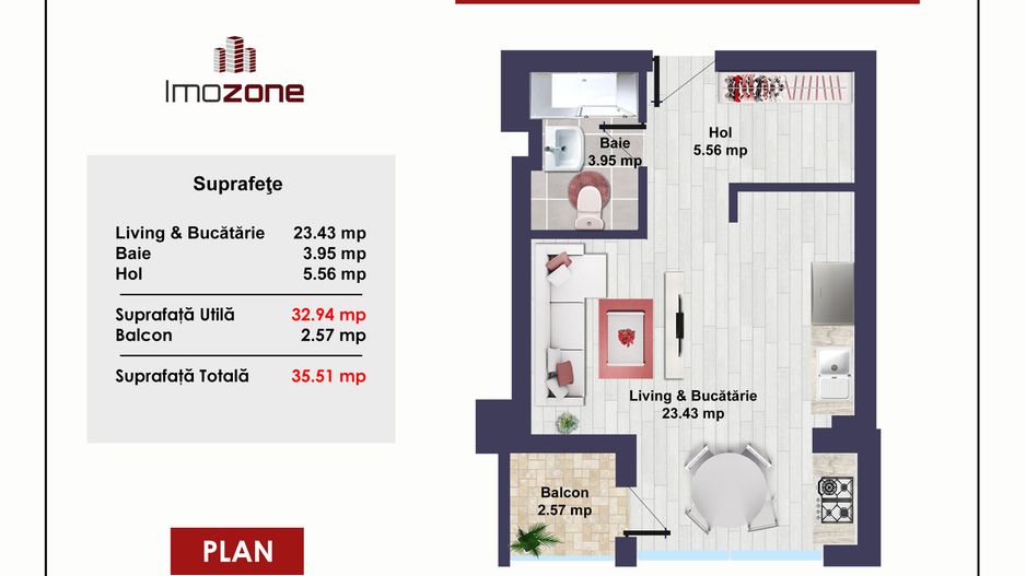 Garsoniera, mobilata-utilata, posibilitate investitie, parcare inclusa,Primavara - Poză 2