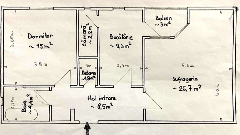 AFI-Centrul Civic apartament 2 camere langa mall AFI - Poză 2