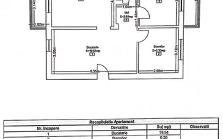 Apartament 3 camere 73 mp Marasti mobilat complet - Poză 11