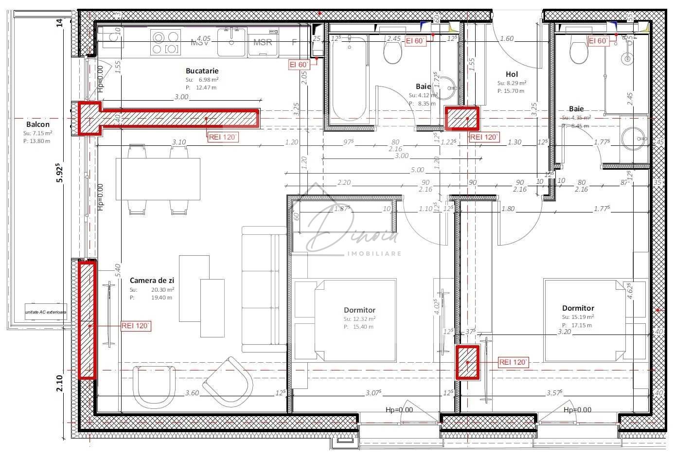 Comision 0% Apartament 3 camere 80 mp Aviației Aurel Vlaicu - Poză 3