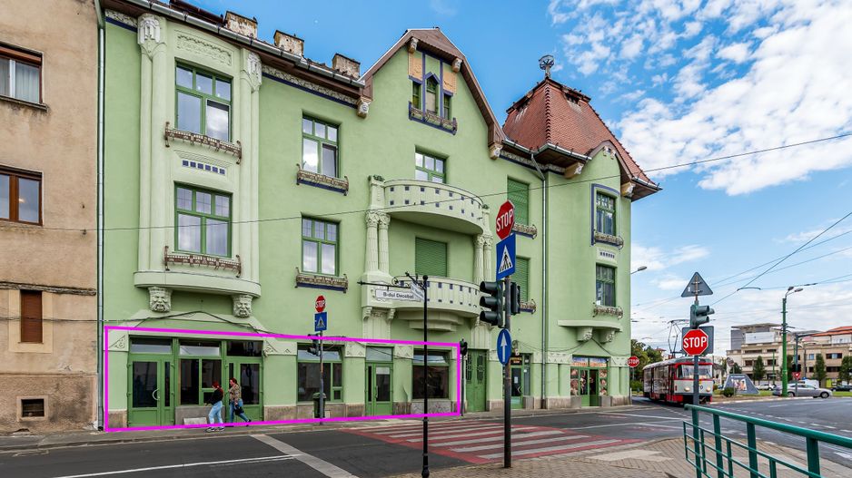 Spațiu comercial spre închiriere | Zona Boul Roșu – Palatul Steiner - Poză 1