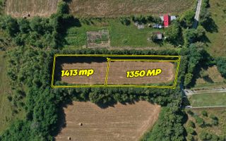 Teren intravilan de vânzare 1350+1413 mp zona Valea Avrigului - Poză 3